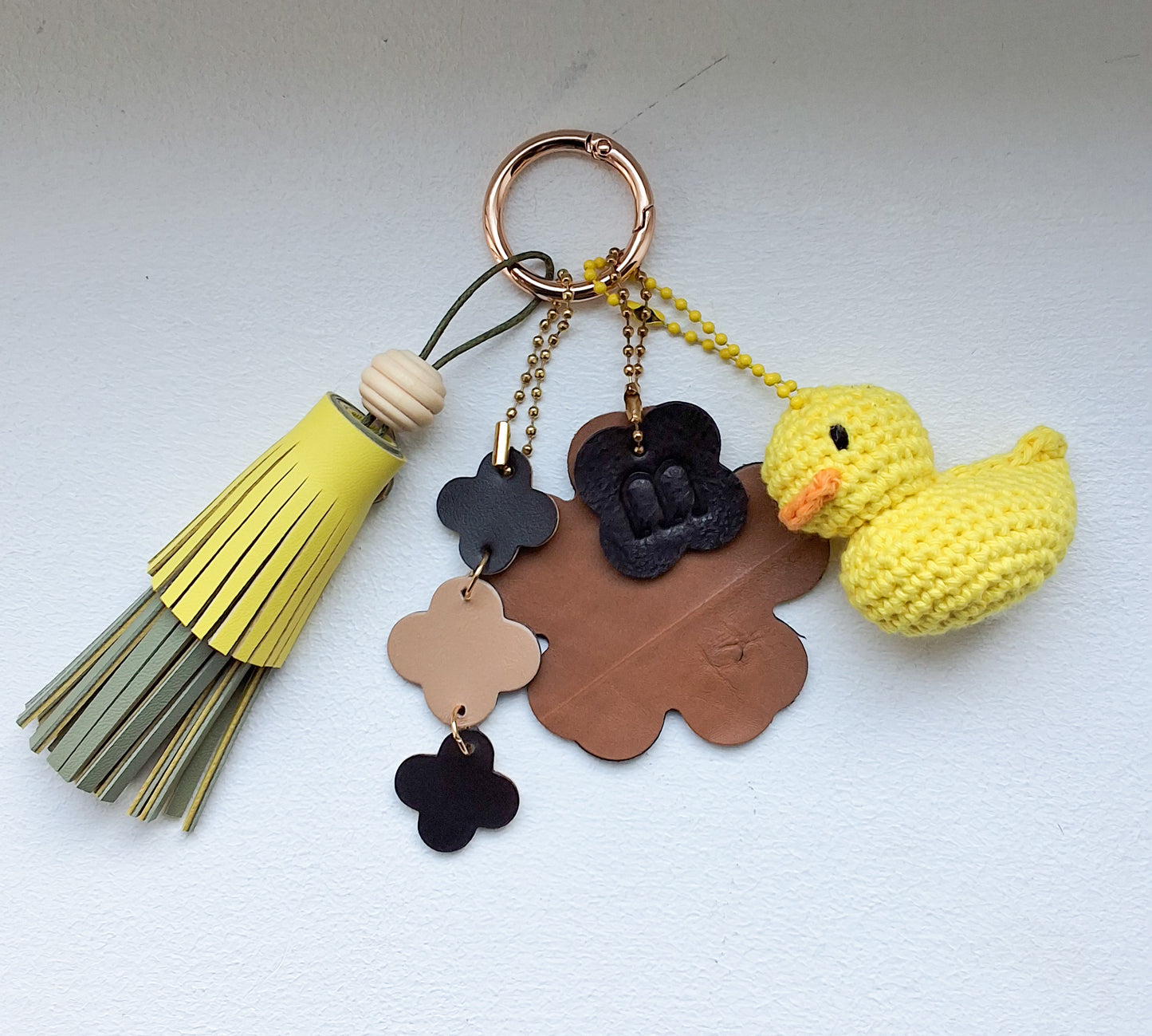 Bijoux de sac crochet canard 2