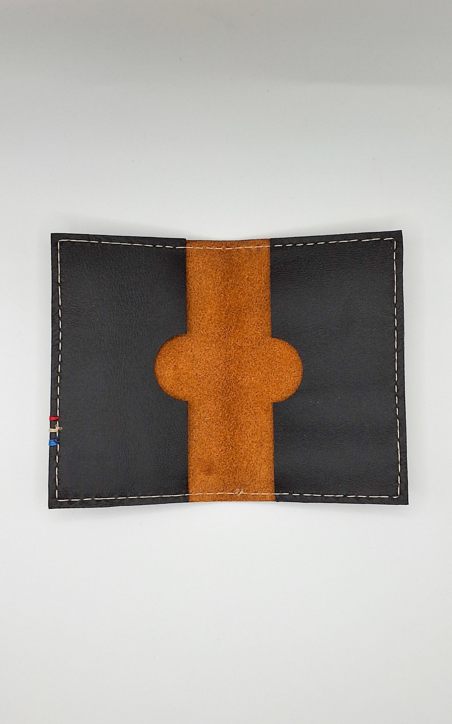 Porte cartes ultra compact en cuir wax